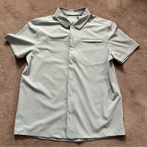 NWT Sunice Metro Cochecho County Club Duncan Woven Short Sleeve Snap Front Shirt